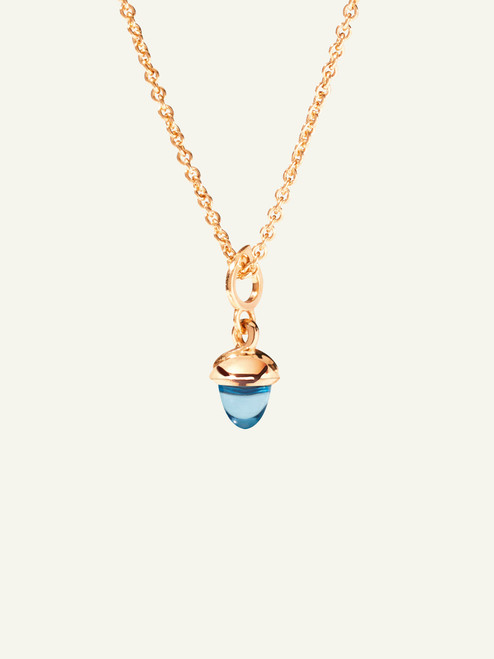 *RESERVE TODAY*Tamara Comolli MiniMikado 18K Rose Gold Pendant with Swiss Topaz