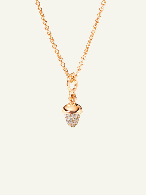 *RESERVE TODAY*Tamara Comolli MiniMikado 18K Rose Gold Pendant with Diamond Pavé