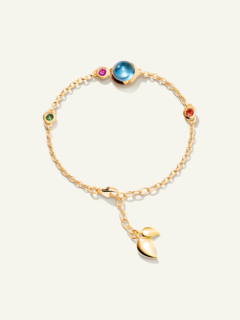 *RESERVE TODAY*Tamara Comolli Bouton 18K Yellow Gold Mini Chain Bracelet in 'Candy' (Small/Medium)