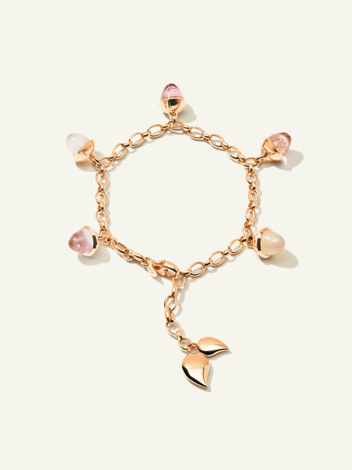 *RESERVE TODAY*Tamara Comolli Mikado 18K Rose Gold Flamenco Charm Bracelet in 'Blush'