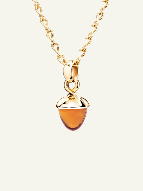 *RESERVE TODAY*Tamara Comolli Mikado 18K Yellow Gold Bouquet Pendant with Citrine