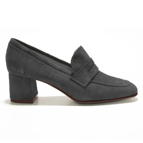 Sophique Milano Essenziale 50 Suede Heel in Grey