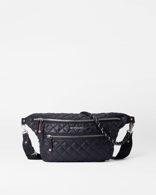 MZ Wallace Crosby Crossbody Sling Bag in Black