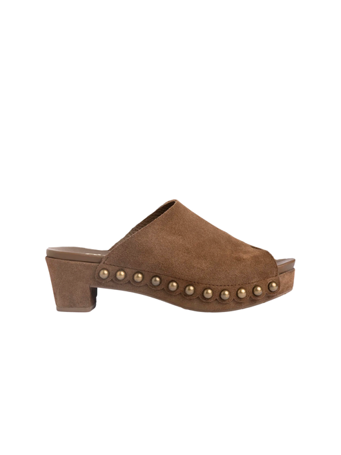 *COMING SOON* Pedro García Nain Peep Toe Midi Clog in Chestnut Castoro