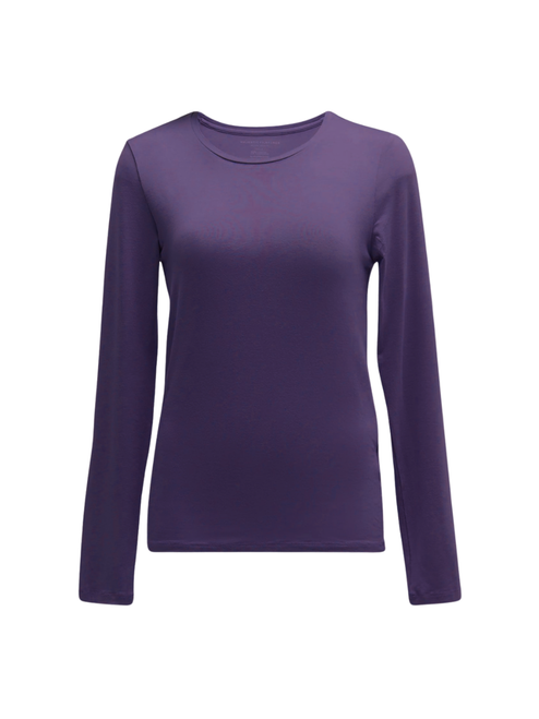 *COMING SOON* Majestic Filatures Long Sleeve Crew Neck Top in Anemone