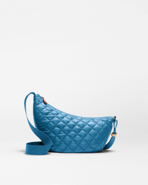 MZ Wallace Small Metro Smile Bag in Atlantic Blue