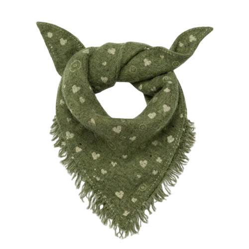 *COMING SOON* Kerri Rosenthal KR Cashmere Bandana in Dark Sage