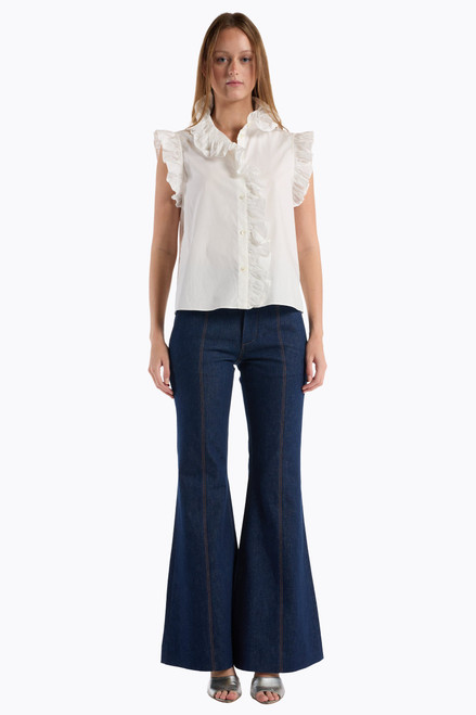 Christy Lynn Marfa Top - Blanc