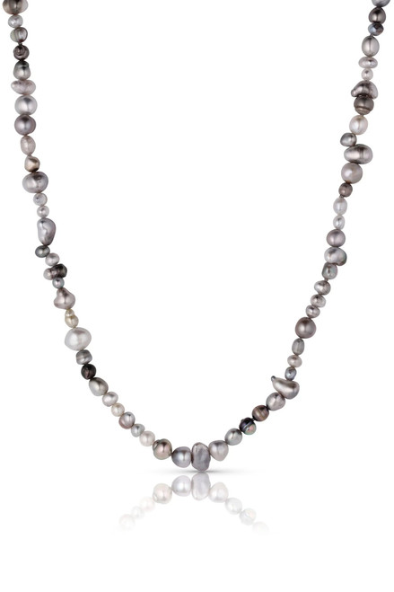 Leigh Maxwell Tahitian Keshi Pearl Strand, 18"