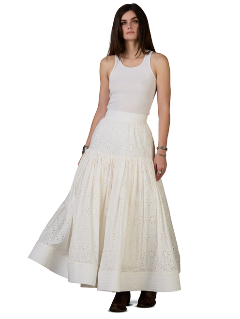 Double D Ranch Madame Zharoni Skirt in Bone