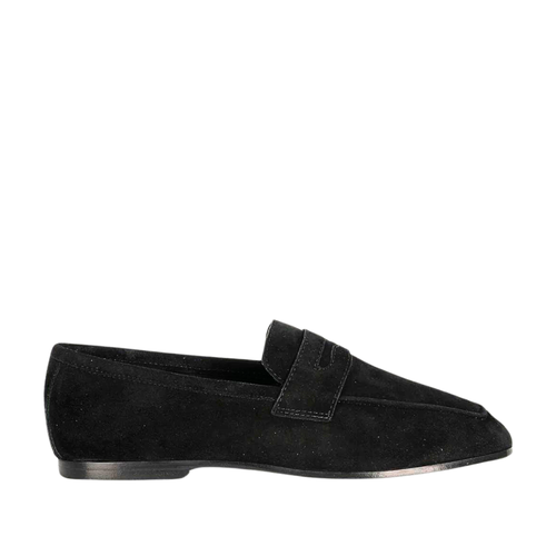 *SPECIAL ORDER* Sophique Milano Essenziale Classic Suede Loafer in Black