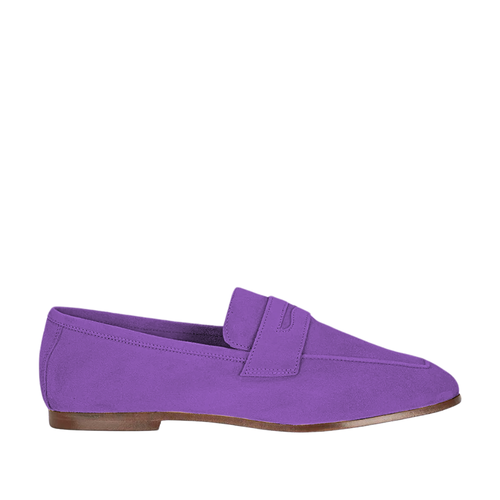 *SPECIAL ORDER* Sophique Milano Essenziale Classic Suede Loafer in Purple