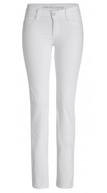 MAC Dream Straight Jeans in White