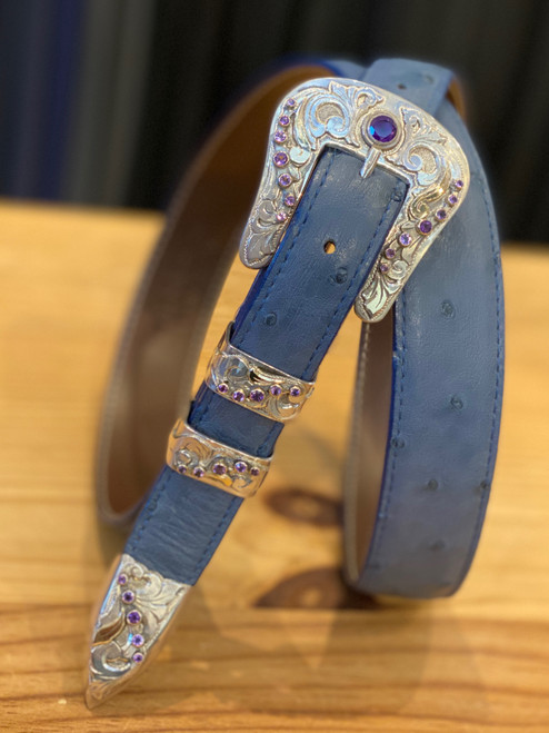  Comstock Heritage 4 pc. Amethyst Buckle Set 