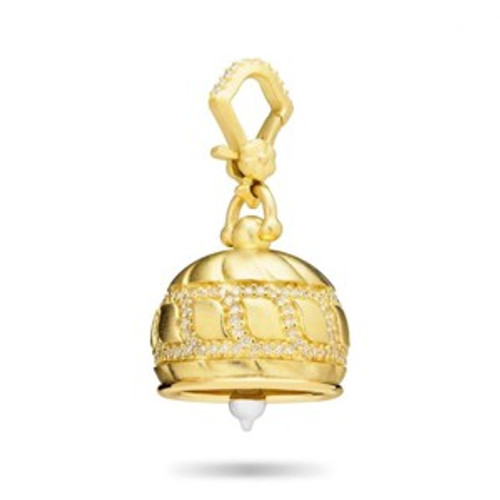 Paul Morelli Twist Meditation Bell with Diamonds, 16mm