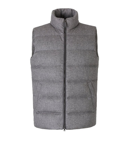 Herno Men’s Padded Down Zip Waistcoat, Size 58