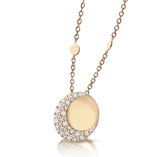 Pasquale Bruni 18K Rose Gold Luce XL Diamond Pendant Necklace