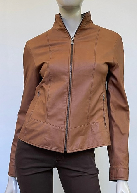 Men's Assymetrical Zip Jacket #2800NZ - Artisan Leather by Sole Survivor