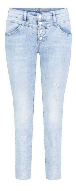 MAC Dream Slim Denim Jeans in Authentic Random Bleached