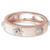 Buccellati Macri Classica 18K Pink Gold Diamond Eternelle Ring (5.5mm), Size 54