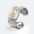 Buccellati Blossoms Vermeil Sterling Silver Daisy Cuff Bracelet