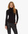 Majestic Filatures Soft Touch Long Sleeve Turtleneck in Black, Size 5