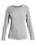 Majestic Filatures Long Sleeve Crew Neck Top in Gris Chine Clair, Size 1