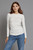 Majestic Filatures Long Sleeve Crew Neck Top in Milk