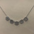 *RESERVE TODAY* Kai Linz 14K White Gold 5 Slice Diamond Necklace