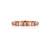 .925SUNEERA 14K Rose Gold Adalade Band, Size 6.5