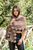 *PRE-ORDER* Augustina Designs Wrap with Faux Pom Pom Detail in Oatmeal