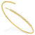 Paul Morelli 18K Yellow Gold Stitch Bangle Bracelet, Size Medium