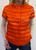 Herno Greta Cap Sleeve Jacket in Orange