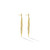 Cadar Medium Yellow Gold Feather Earrings