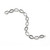 Sylva & Cie. 18K White Gold Oval Link Bracelet, 7" Sylva & Cie. 18K White Gold Oval Link Bracelet, 7"