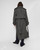 MARGOT92 Margot Convertible Virgin Wool Trench Coat in Dark Grey, Size Medium