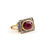 Sylva & Cie. 18K Yellow Gold Mozambique Ruby Renee Ring, Size 7 1/2