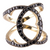 *RESERVE TODAY* Sylva & Cie. 18K Yellow Gold Black Coco Ring