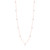 *RESERVE TODAY* Graziela Gems 18K Rose Gold Floating Diamond Necklace, 36"