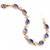 *RESERVE TODAY* Sylva & Cie. 18K Yellow Gold Icy Diamond and No Heat Tanzanite Tennis Bracelet *RESERVE TODAY* Sylva & Cie. 18K Yellow Gold Icy Diamond and No Heat Tanzanite Tennis Bracelet