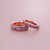 Walters Faith Chantecaille 18K Rose Gold Band Ring with Purple Amethyst, Size 8