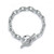 *RESERVE TODAY* Walters Faith Saxon 18K White Gold All Diamond Chain Link Toggle Bracelet, 6.5"