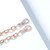 *RESERVE TODAY* Walters Faith Clive 18K Rose Gold Chain Link Bracelet with Diamond Lobster Clasp
