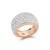 *RESERVE TODAY* Walters Faith Lytton 18K Rose Gold All Pave Diamond Bombe Ring