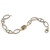 Sylva & Cie. 18K Yellow Gold and Platinite Rough Diamond Bracelet, 8 1/2"