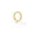 Cadar Yellow Gold Prime Stackable Ring with White Diamonds, Size 6.5