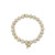 *JEWELRY EVENT* Sydney Evan 14K Yellow Gold & Diamond Small Hummingbird on Cream Jasper Bead Bracelet