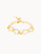 Tamara Comolli 18K Yellow Gold Signature Diamond Pavé Bracelet, Large
