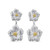 *RESERVE TODAY* Buccellati Blossoms Vermeil Sterling Silver Gardenia Pendant Earrings, 8.5cm