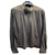 Remy Men’s  Leather Jacket in Peat/Noir